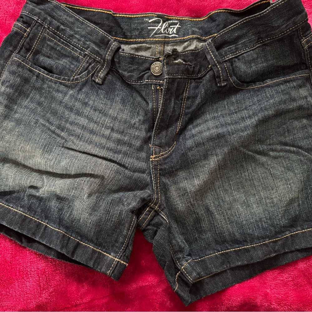 Women's Denim Shorts - Dark Blue